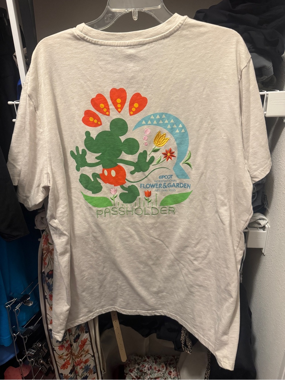 Disney EPCOT Flower & Garden Passholder T-Shirt